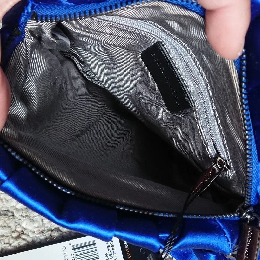 BCBG MaxAzria royal blue color clutch
